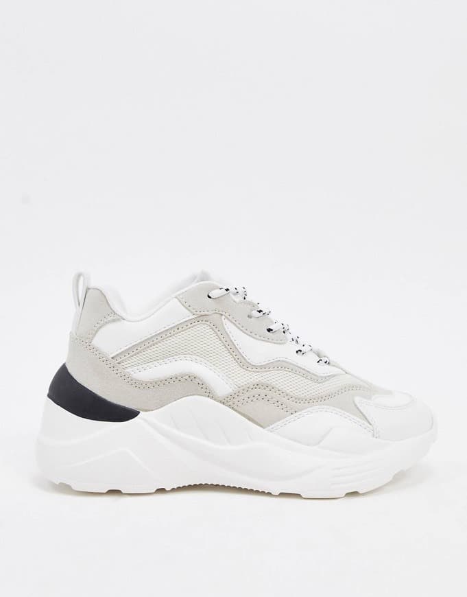 Product Topshop chunky trainer in off white