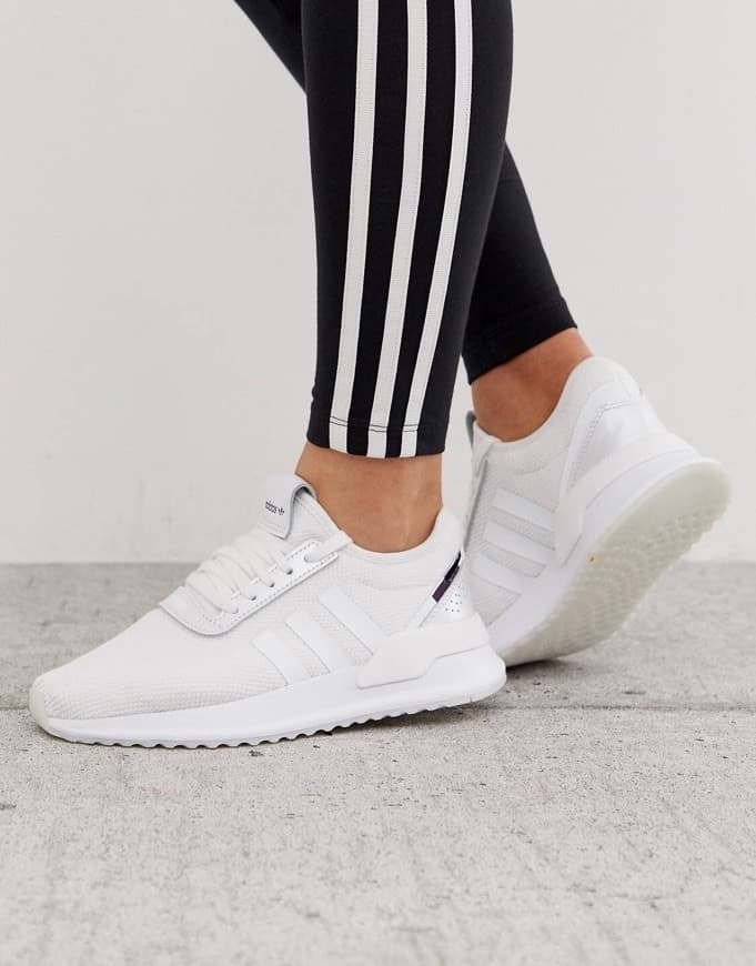 Product adidas Originals U Path Run trainers in white