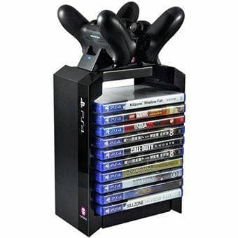 Fashion Torre de Jogos + Carregador Dual Numskull para DualShock 4

