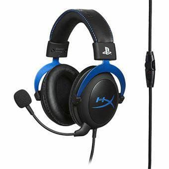 Fashion Auscultador Gaming HyperX Cloud para PS4 - Preto | Azul

