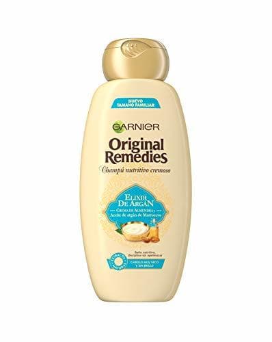 Beauty Garnier Original Remedies Elixir de Argán Champú nutritivo cremoso sin silicona para