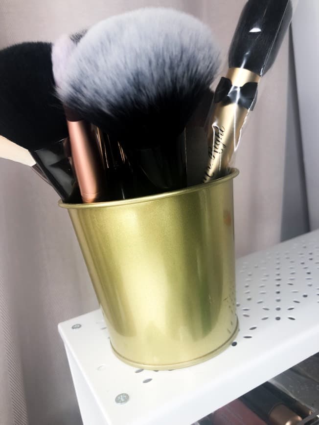 Producto Vaso pincéis dourado 