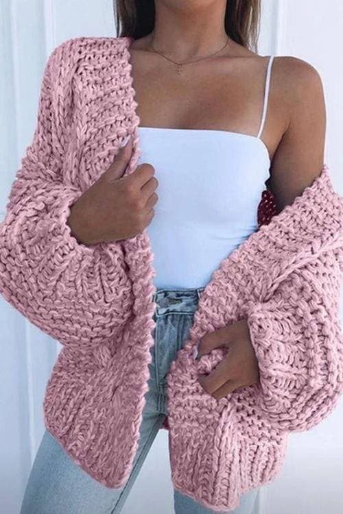 Producto Puff Sleeve Loose Cardigan