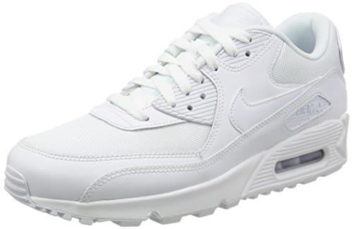 Moda Nike Air Max 90 Essential - Zapatillas de running, Hombre, Blanco