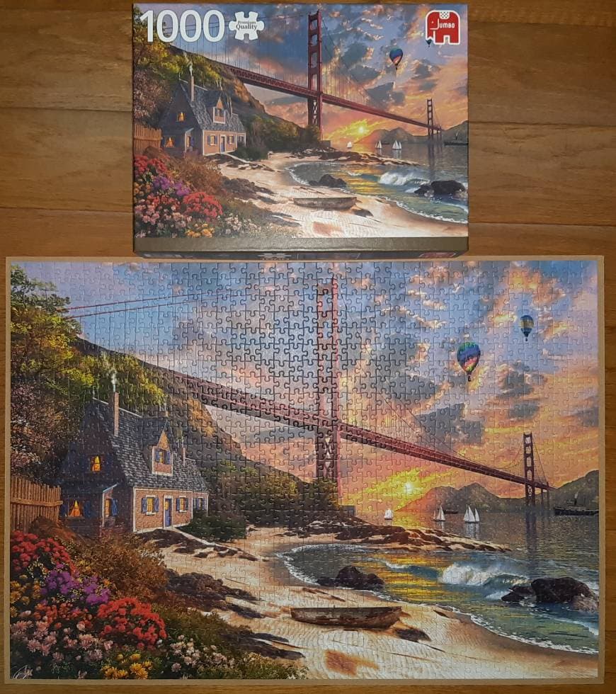 Product Puzzle Jumbo 1000 Peças - Golden Gate Bridge