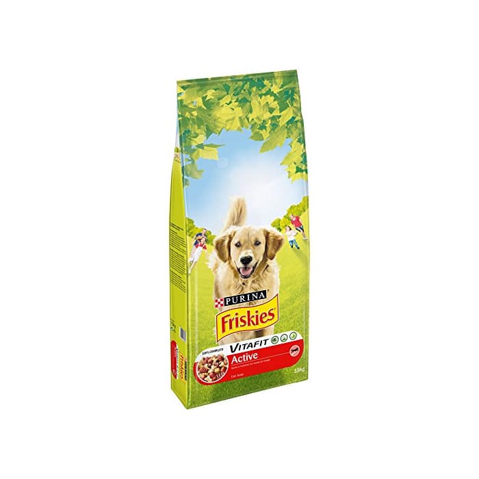 Product Purina Friskies Vitafit Active Pienso para Perro Adulto Buey 15 Kg