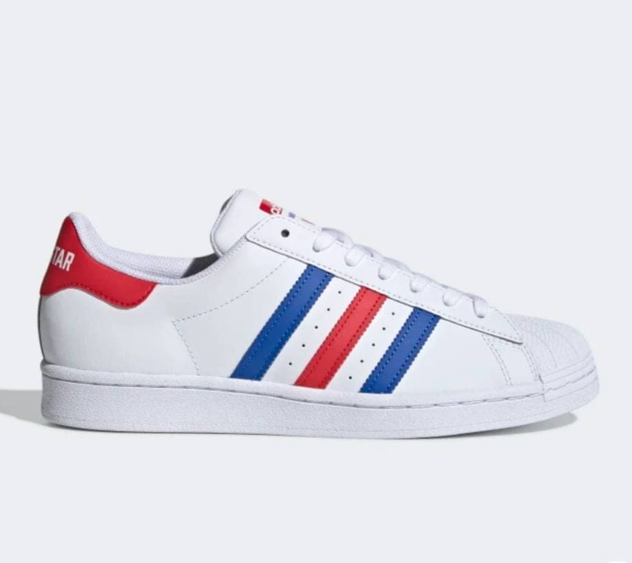 Product Adidas Superstar vermelho e azul