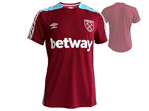 Place Umbro Hombres del West Ham SPN Training Jersey – Nueva Claret/Bluefish/Blanco