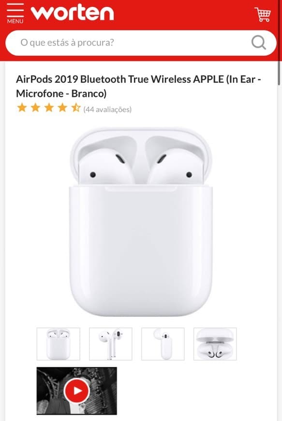 Producto apple AirPods 2ªGeração