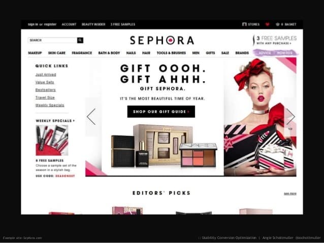 Moda Site Sephora