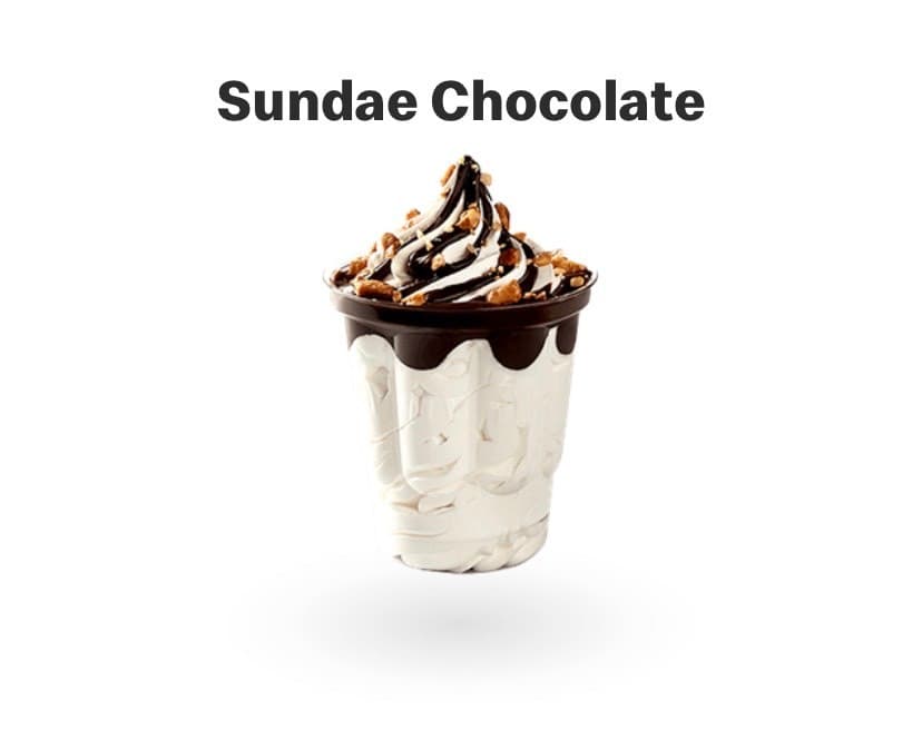 Fashion Sundae chocolate MacDonalds