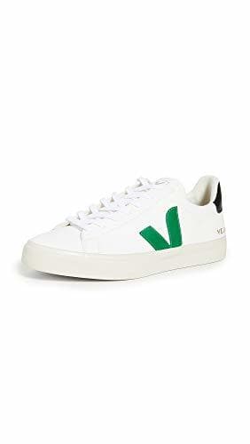 Moda VEJA Campo Zapatillas Moda Hommes Blanco/Verde/Negro