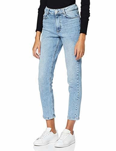 Moda Dorothy Perkins Mom Jean-Regular Length Vaqueros Skinny, Azul