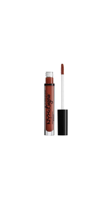 Producto NYX Professional Makeup Pintalabios Lip Lingerie Liquid Lipstick, Acabado cremoso y mate,