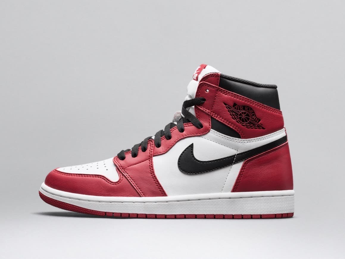 Moda AIR JORDAN I HIGH OG RETRO White / Varsity Red - Black