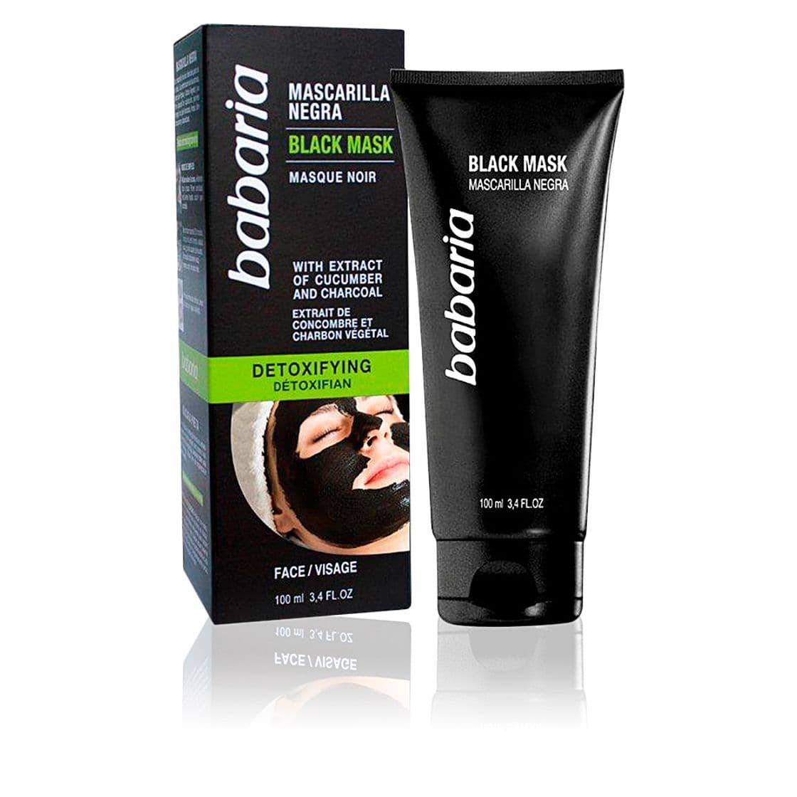 Producto BABARIA Máscara Facial Negra