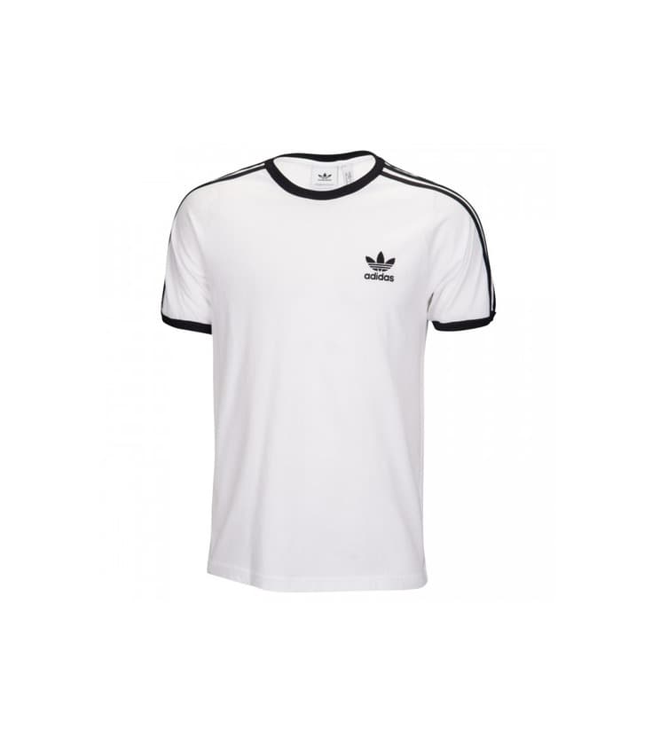 Fitness adidas 3-Stripes tee Camiseta, Hombre, Blancio