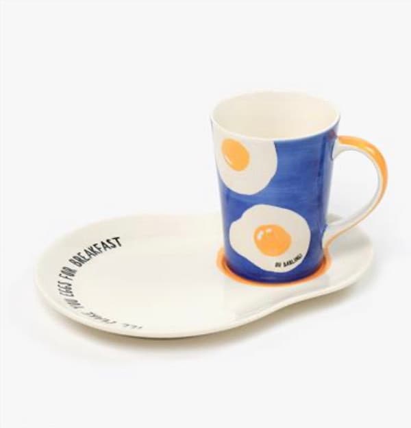 Fashion Caneca + prato I’ll make you eggs 