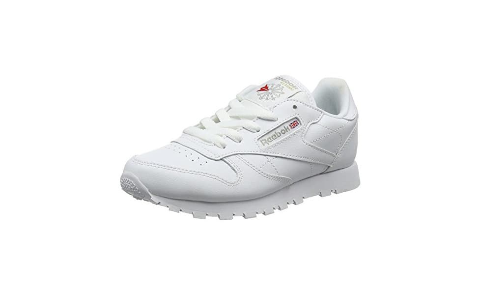 Fashion Reebok Classic Leather, Zapatillas de Trail Running Unisex Niños, Blanco