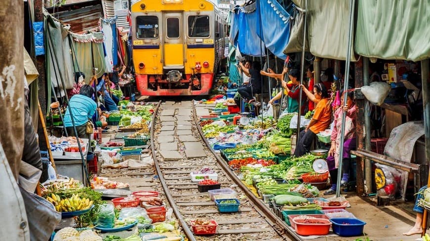 Place Maeklong Railway Market