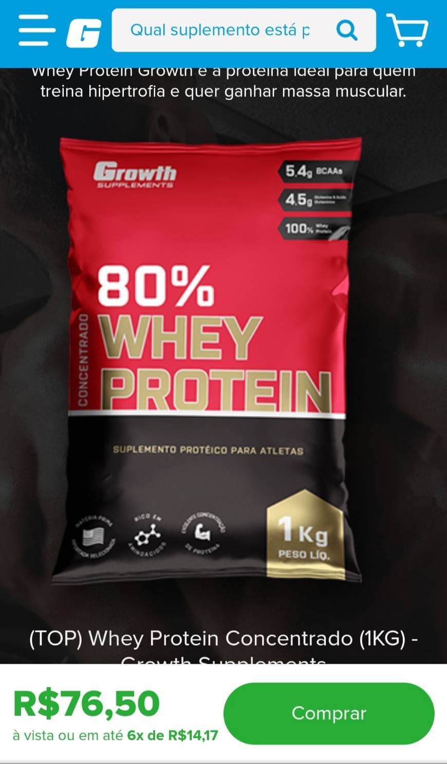 Producto Wey Protein 