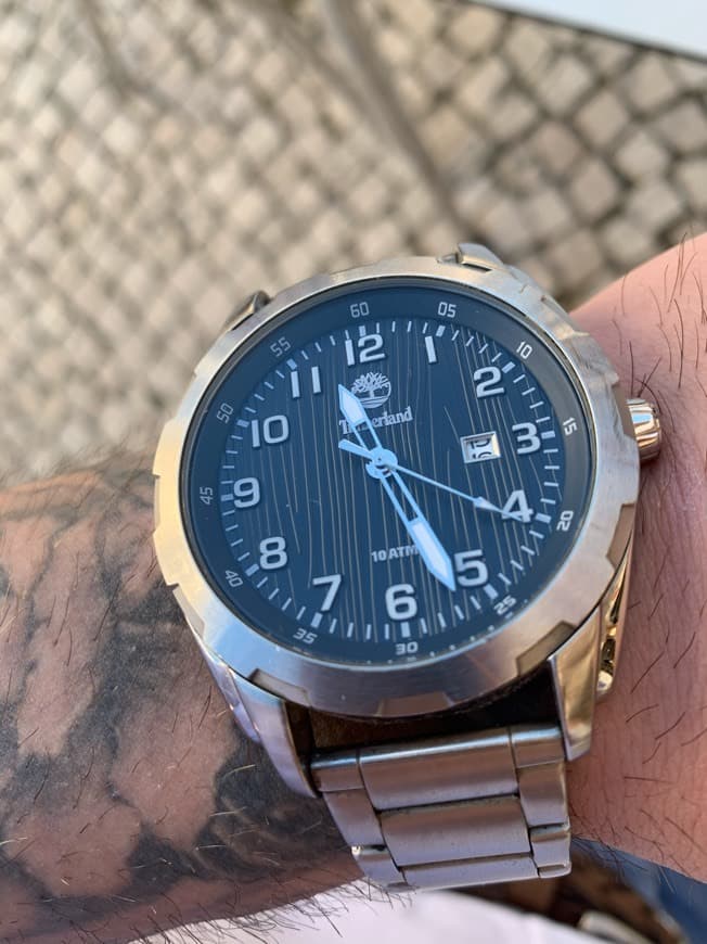 Fashion Timberland Rutherford Reloj para Hombre Analógico de Cuarzo con Brazalete de Piel