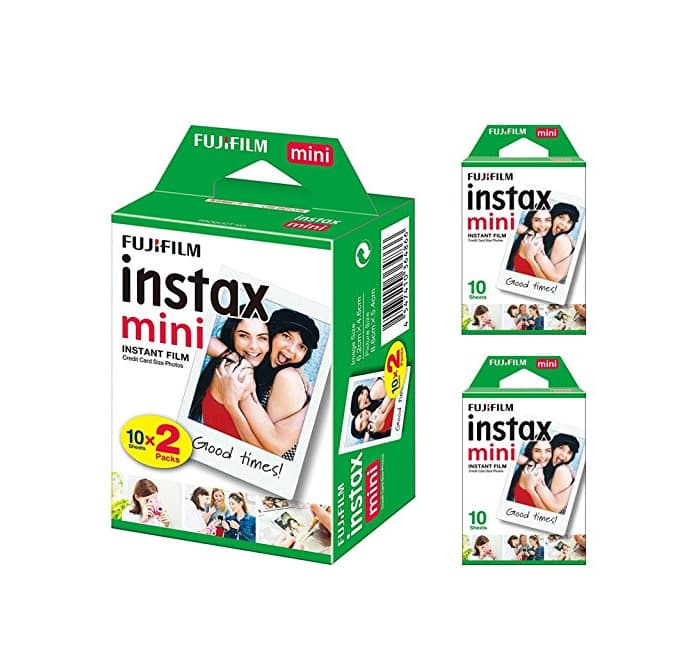 Product Fujifilm Instax Mini Brillo - Pack de 40 películas fotográficas instantáneas