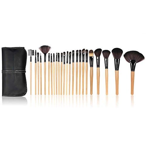 Belleza Anself - Set de brochas profesionales para maquillaje kit 24 piezas