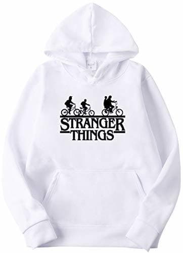 Product OLIPHEE Sudaderas con Capucha Impresión Logo de Stranger Things para Hombre h/BAI-L