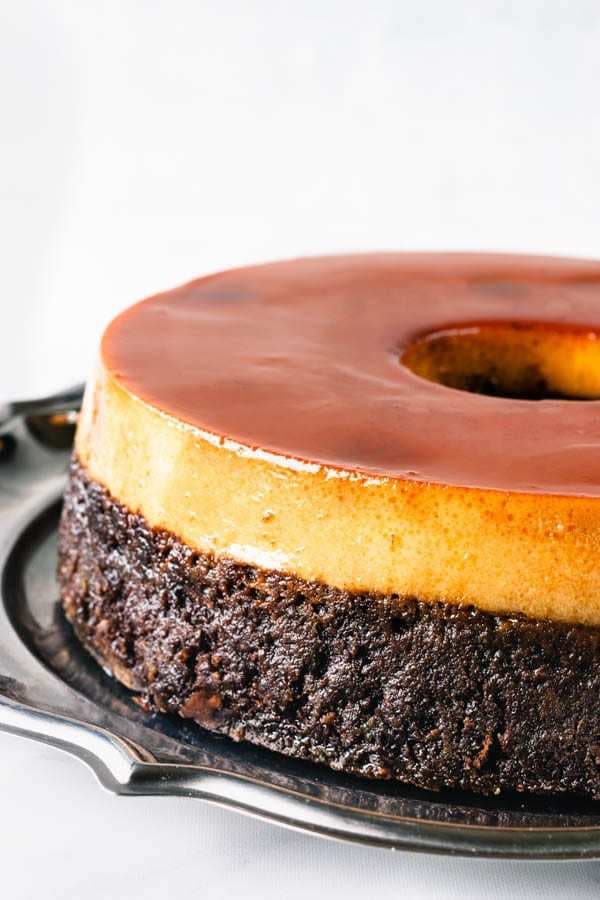 Moda Chocolate Flan Cake | Bolo de Chocolate e Pudim Flan