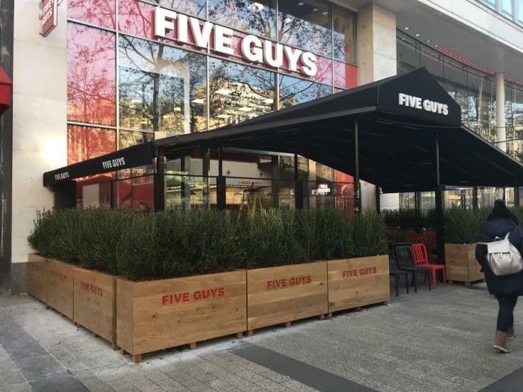 Restaurantes Five Guys - Champs-Elysées