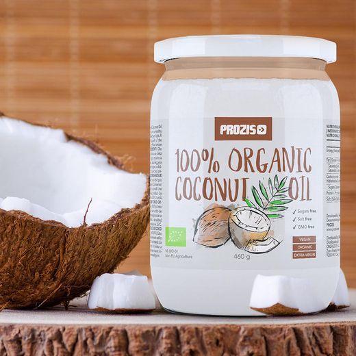 Product Prozis 100% Organic Coconut Oil 460g