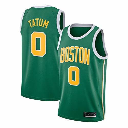 Game NBA Boston Celtics 0# Tatum Camiseta de Baloncesto para Hombres Nuevo Tela