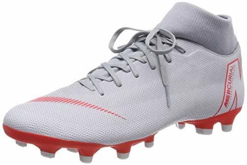 Moda Nike Superfly 6 Academy FG/MG, Zapatillas de Fútbol para Hombre, Gris