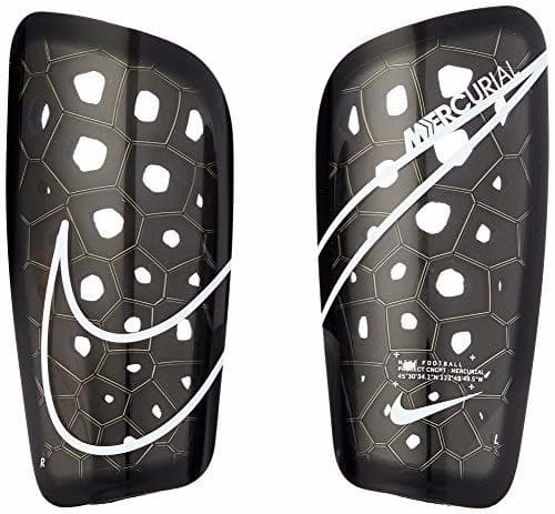 Fitness Nike Nk Merc Lt Grd H Espinilleras de Fútbol, Unisex Adulto, Negro