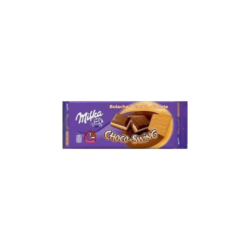 Product Milka Chocoswing Tableta De Chocolate Y Galleta Leche Con Cookies