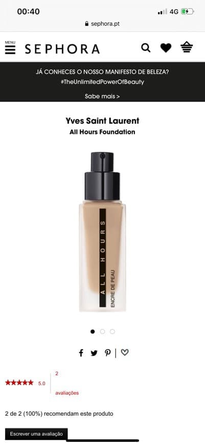 Producto Base Yves Saint Laurent