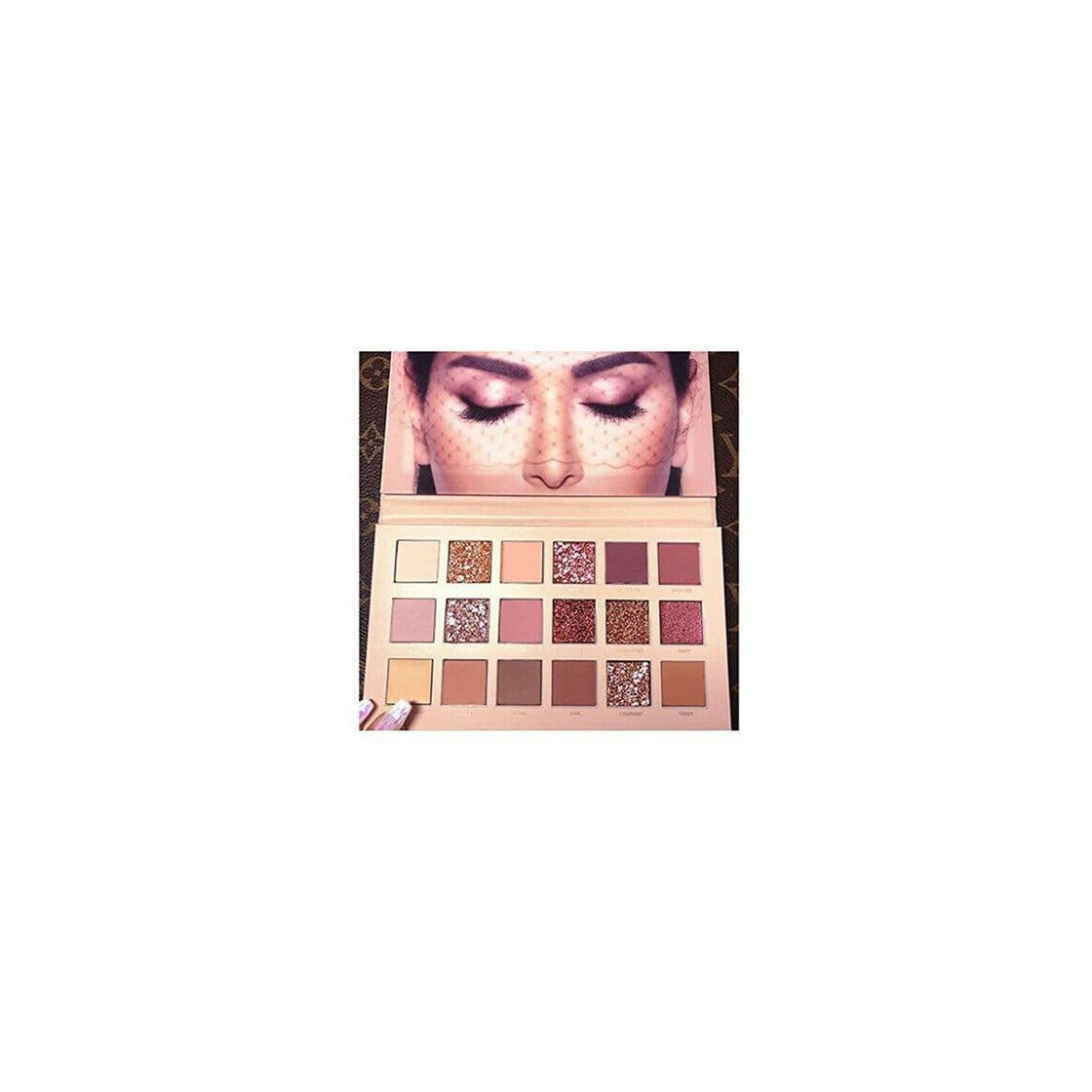 Producto ZUYOKI Nueva paleta de sombras de ojos texturizadas HUDA BEAUTY Rose Gold