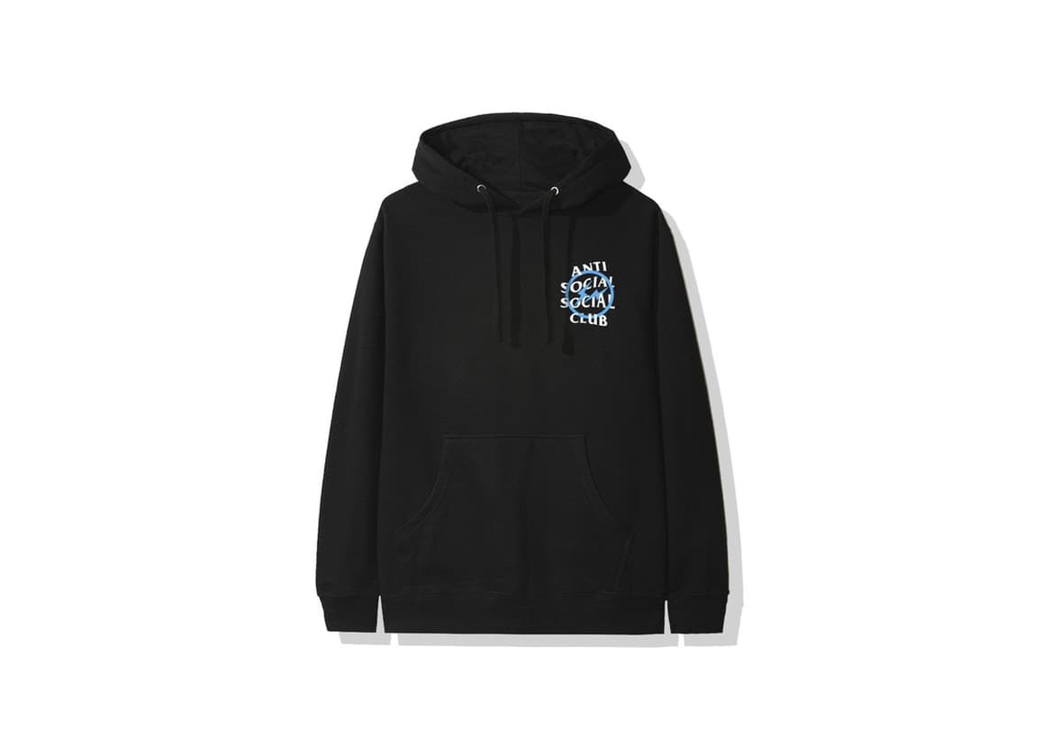 Product Anti Social Social Club x Fragment Blue Bolt Hoodie