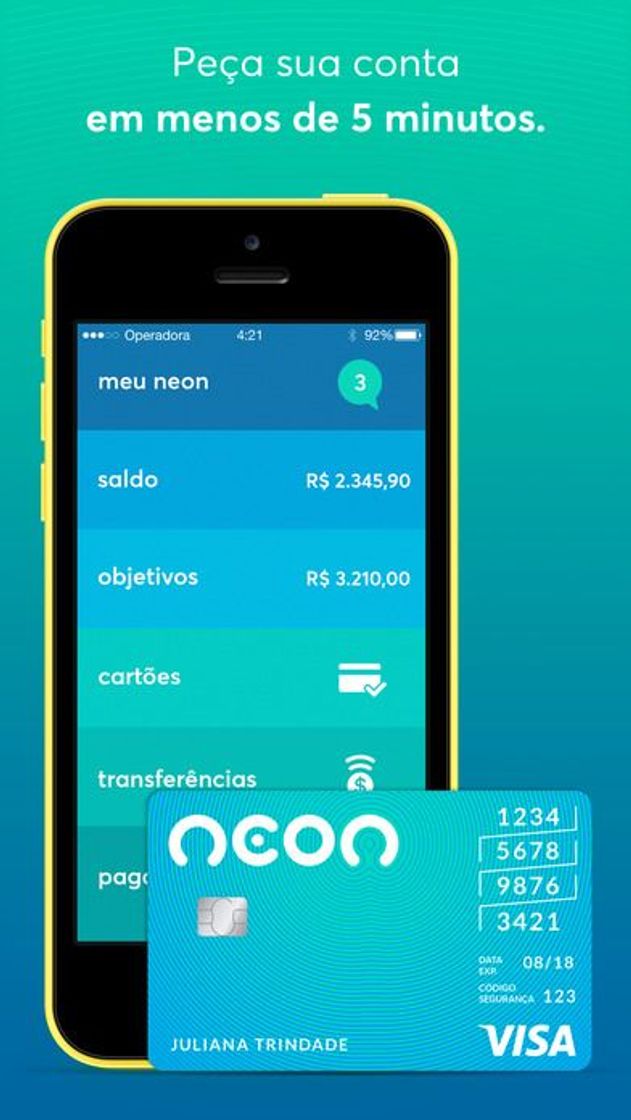 App Cartao Neon