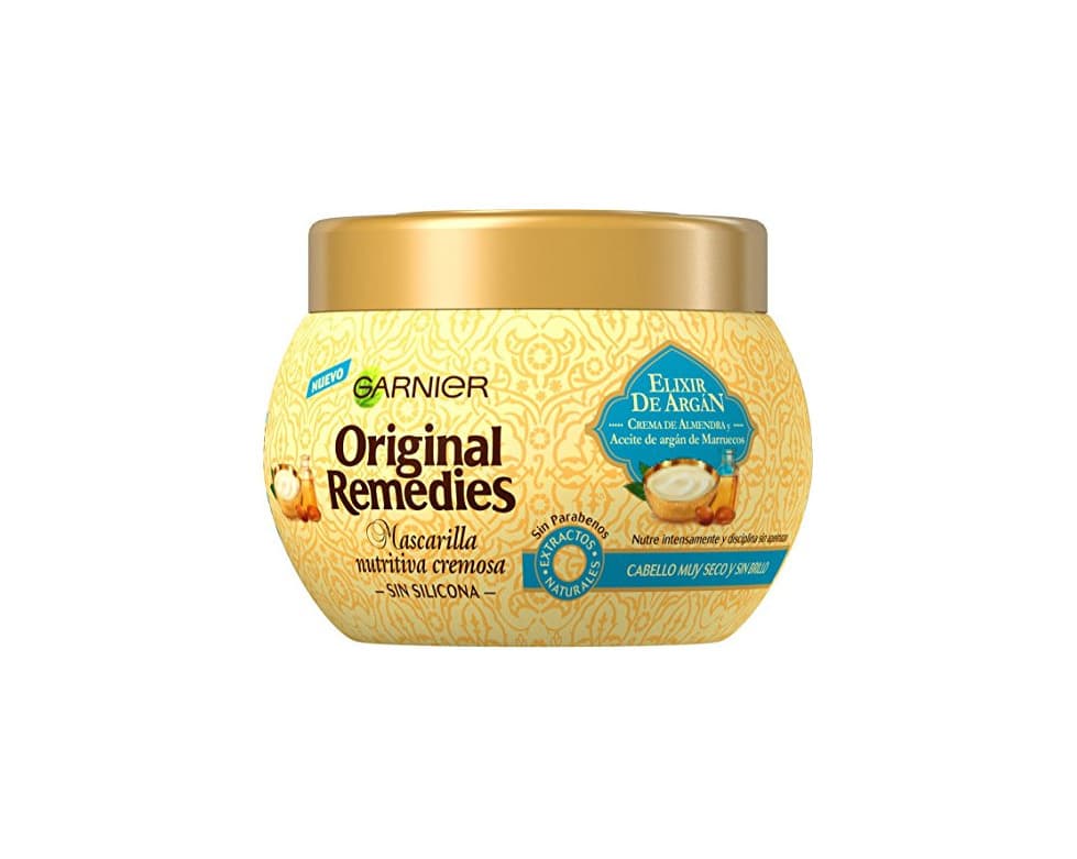 Beauty Garnier Original Remedies Mascarilla Nutritiva Cremosa Elixir de Argán - 6 Paquetes