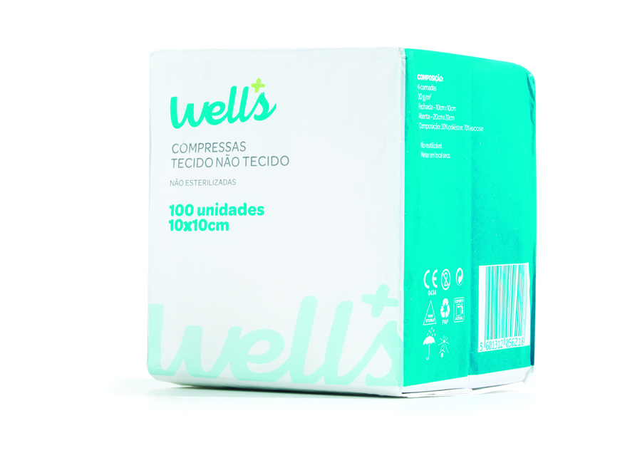 Producto Compressas Tecido não Tecido Well's