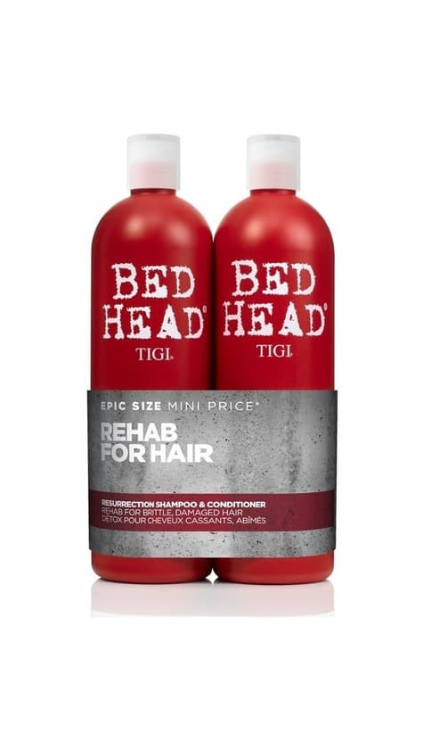 Belleza Bed Head by TIGI Champú y Acondicionador Rehabilitación 750 ml