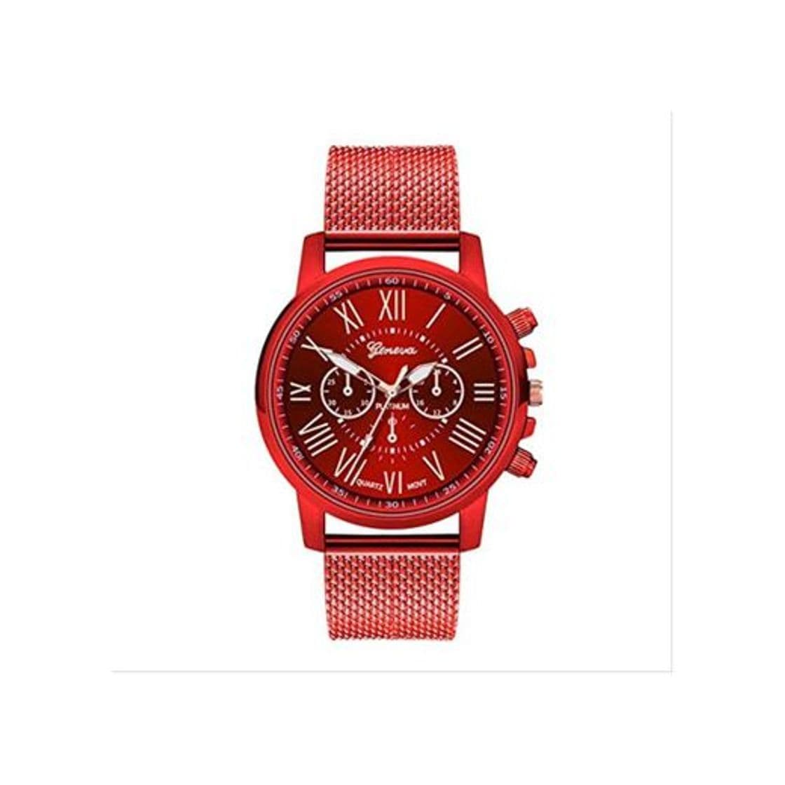 Product Reloj De Cuarzo con Correa De Silicona Casual para Mujer Reloj De Pulsera para Niñas Reloj De Pulsera Mujer Relogio Feminino Rojo 6