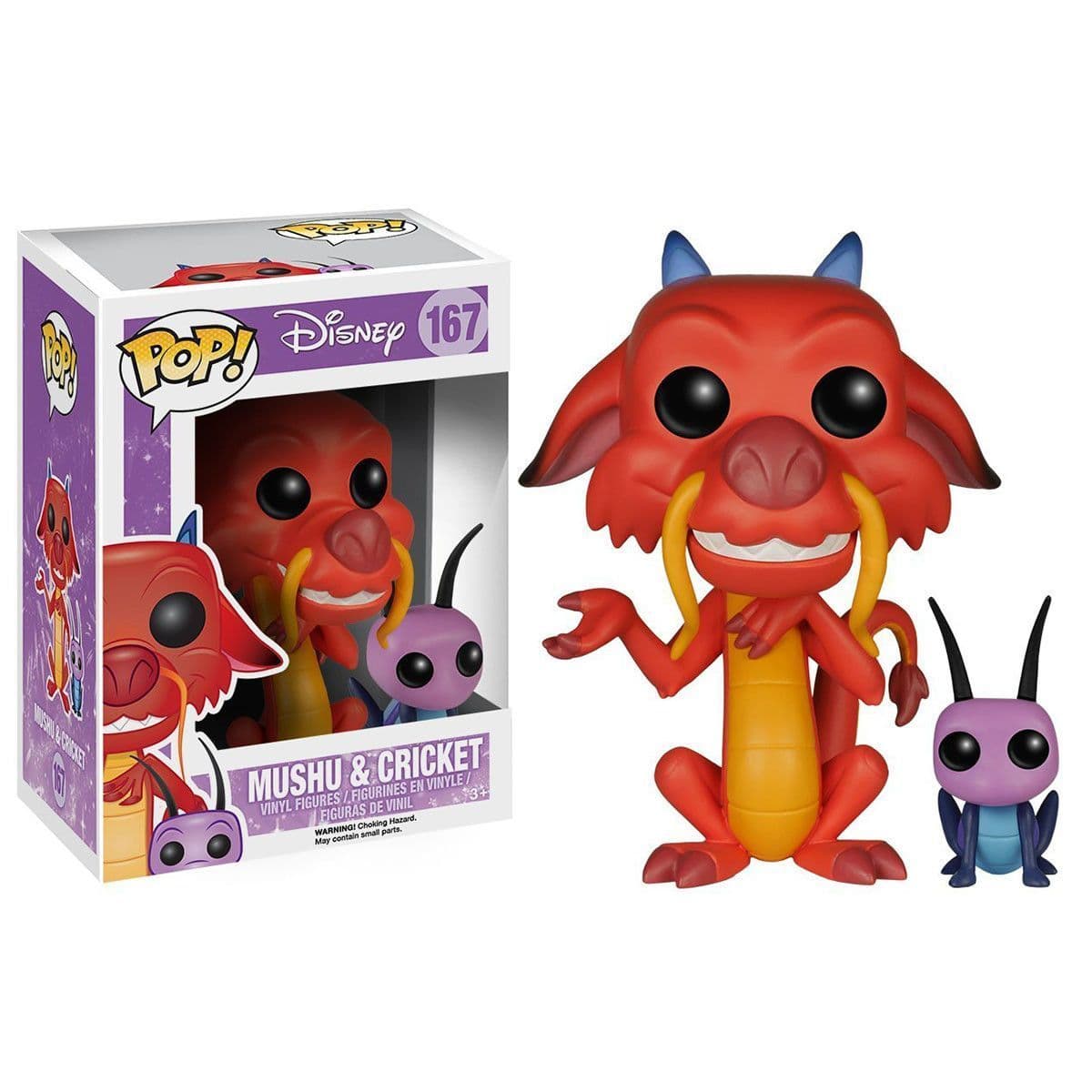 Moda Funko - Pop! Vinilo Colección Disney - Figura Mushu & CRI-Ke