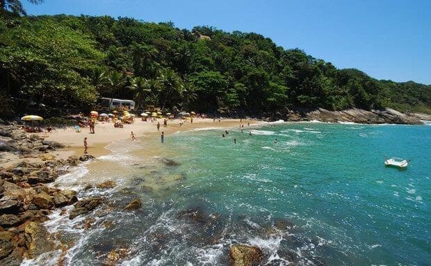 Lugar Praia Guarujá