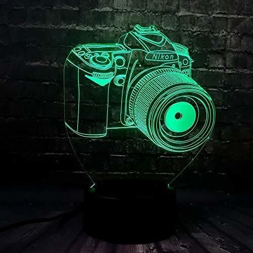 Home Night Light 3D Led Night Light para Kid Home Home Camer Lámpara