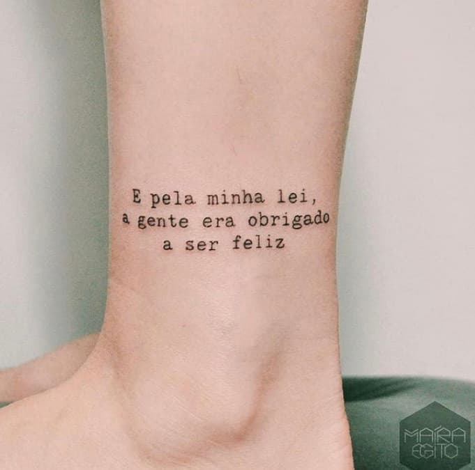 Product Tatto traço fino frase ✔️