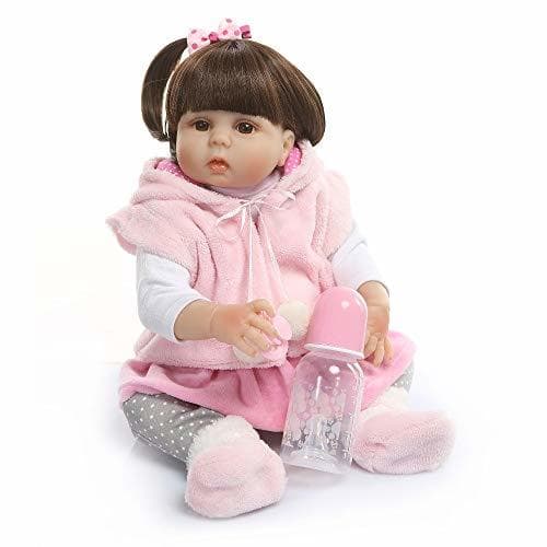 Producto SN86qiu Nueva muñeca bebé renacida 48cm muñecas bebé Silicona Completa Boneca Reborn