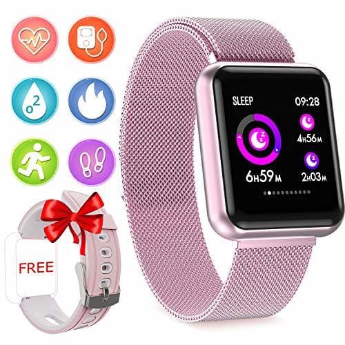 Electrónica YENISEY Pulsera Actividad Reloj Fitness Pulsera Deportiva Fitness Tracker con Monitor de